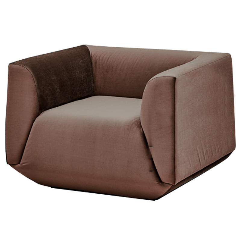 Armchair Cube Brown Большое Кресло Куб