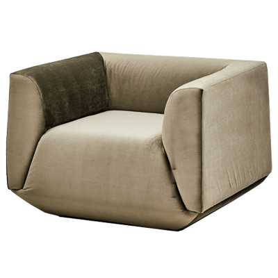 Armchair Cube Olive Большое Кресло Куб