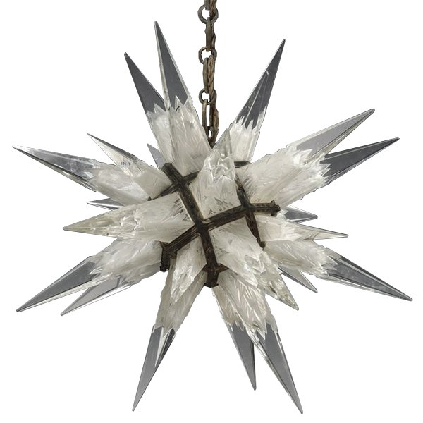 C. J. Weinstein Rock Сrystal Star Chandelier