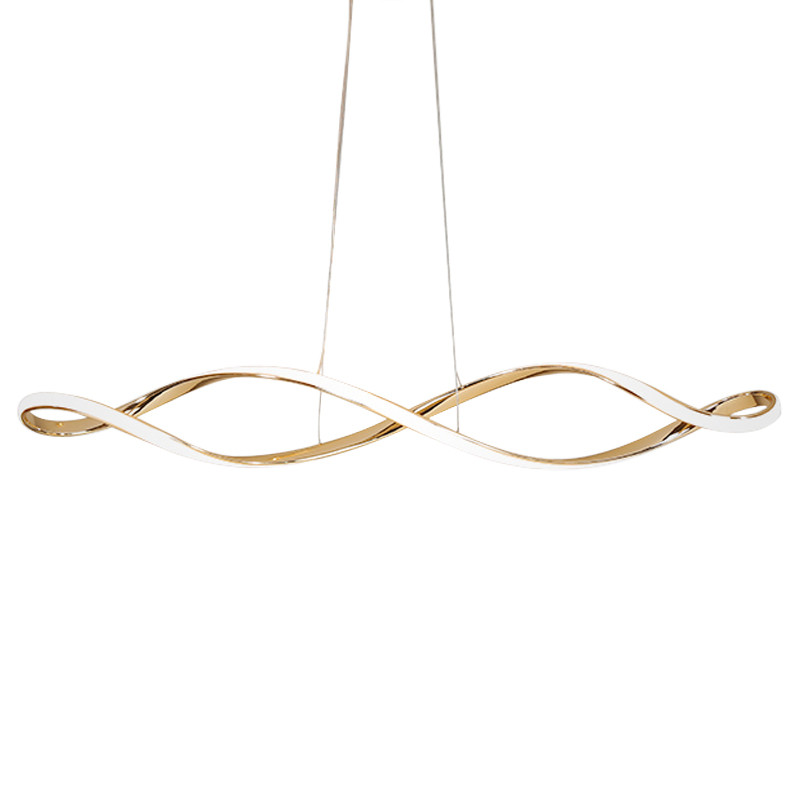 Cветильников в виде замкнутой спирали ELISEUS Золото