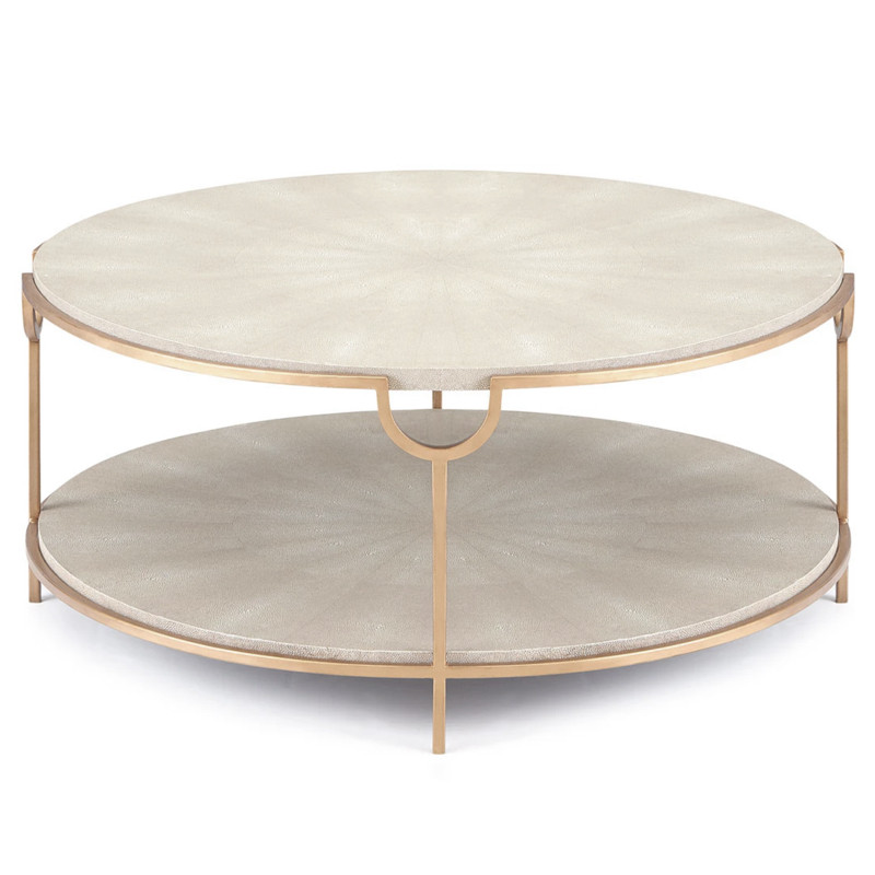 Gaston Stingray Texture Coffee Table Стол Серый скат
