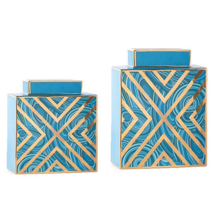 Jonathan Adler MALACHITE X VASE