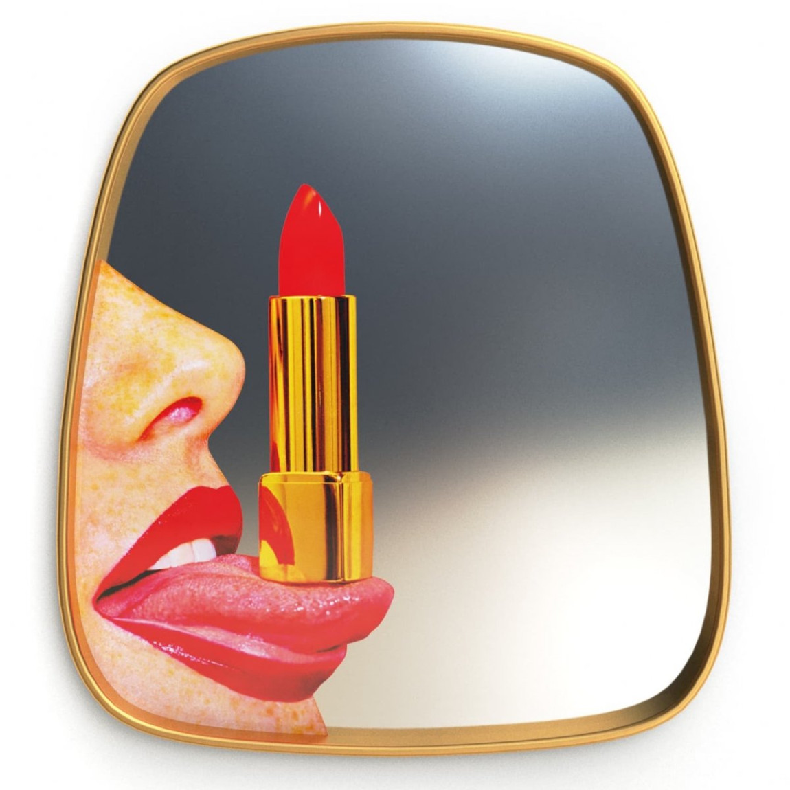 Mirror Gold Frame Tongue