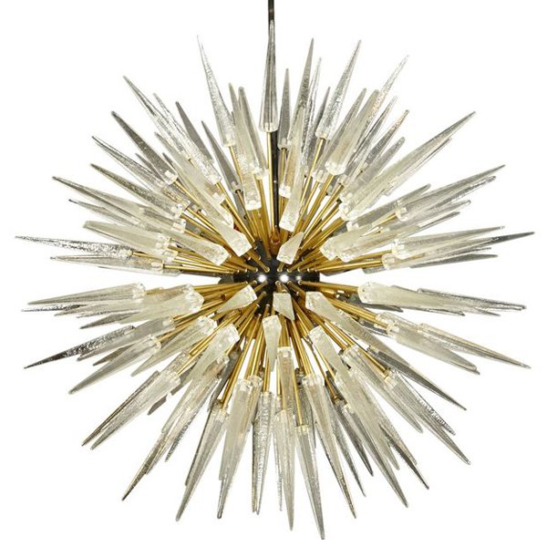 Murano Spike Sputnik Rock Chandelier