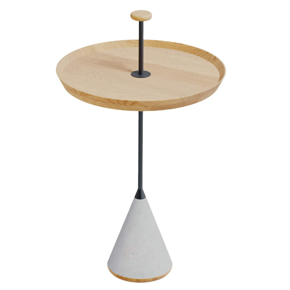 Pin журнальный столик из натурального дуба и бетона