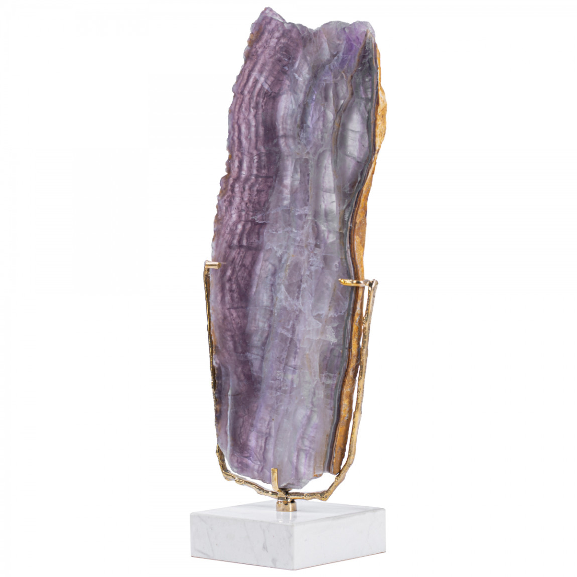 Plaque fluorite pourpre Аксессуар камень Флюорит
