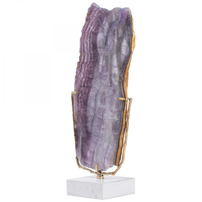 Plaque fluorite pourpre Аксессуар камень Флюорит
