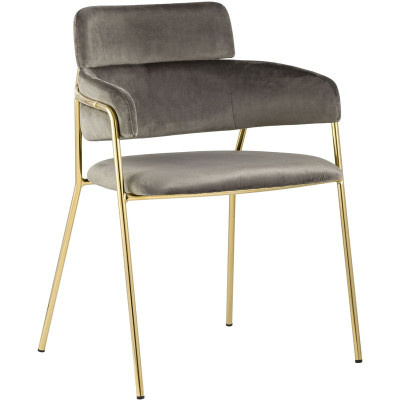 Polina chair Коричневый велюр
