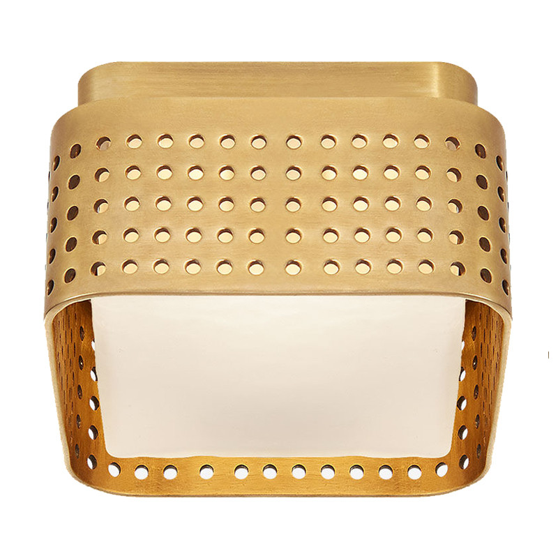 PRECISION Petite Flush Mount Brass