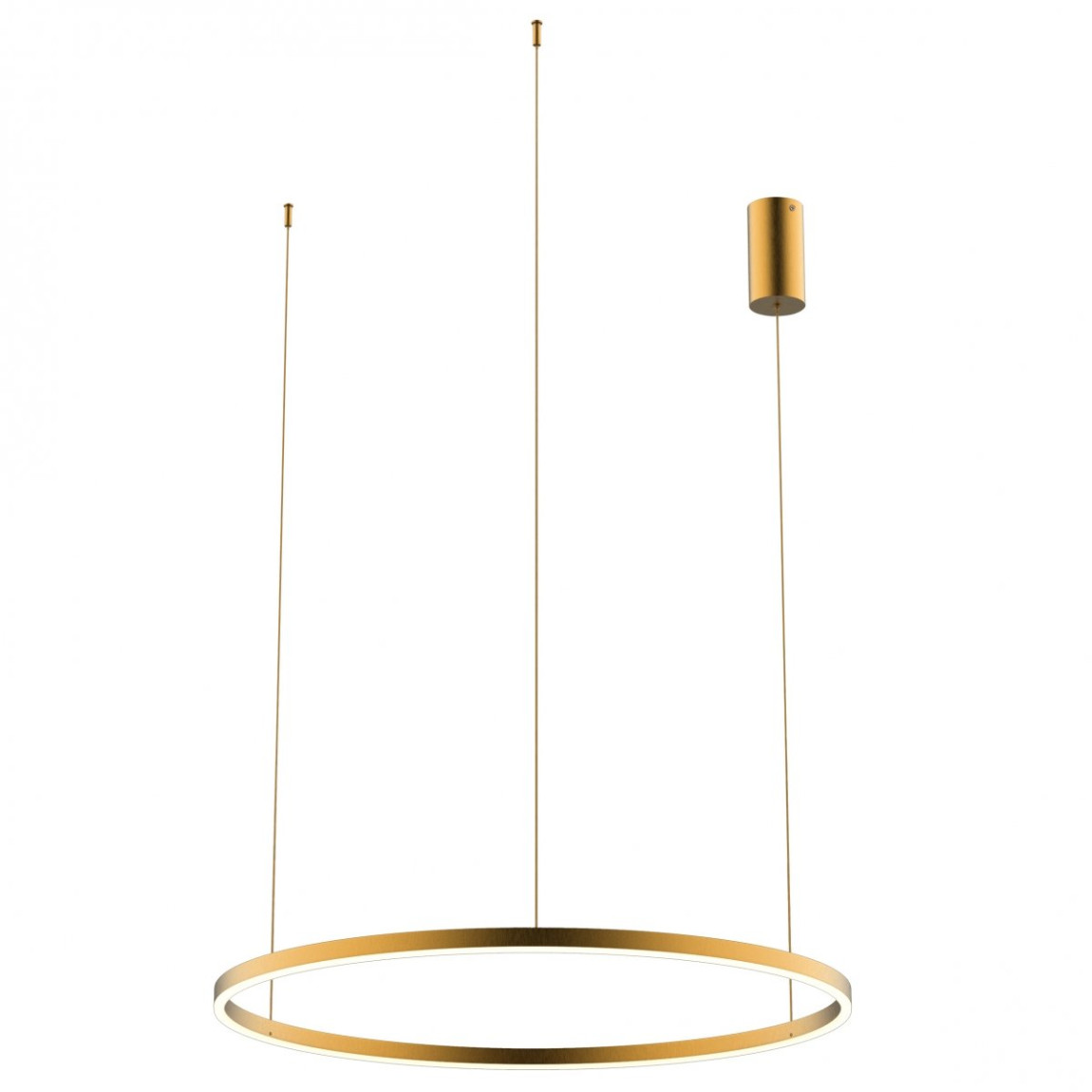 Ring Horizontal brushed gold