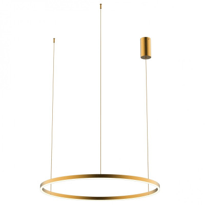 Ring Horizontal brushed gold