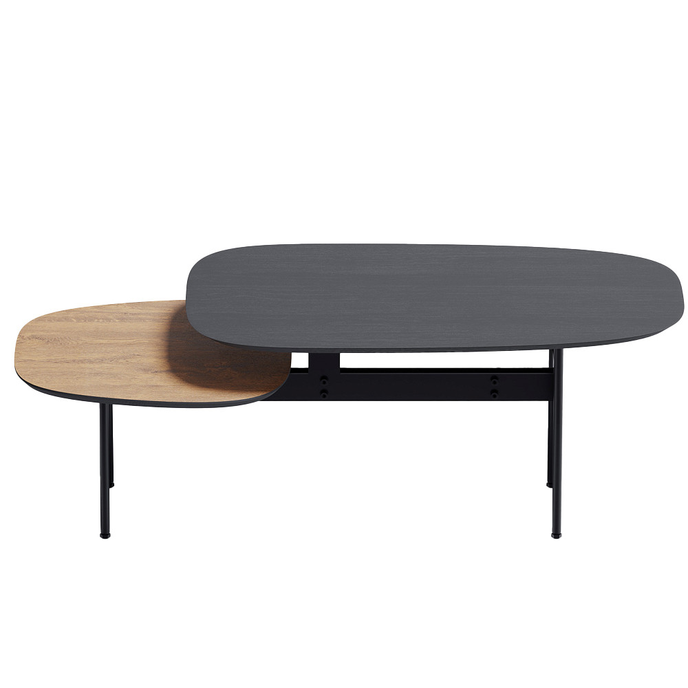 Step журнальный столик из шпона натурального дуба и ясеня