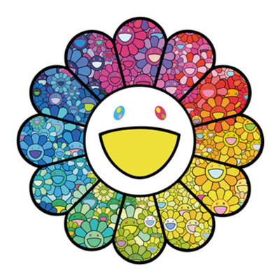 Takashi Murakami Арт-объект на стену Смеющийся Цветок большой
