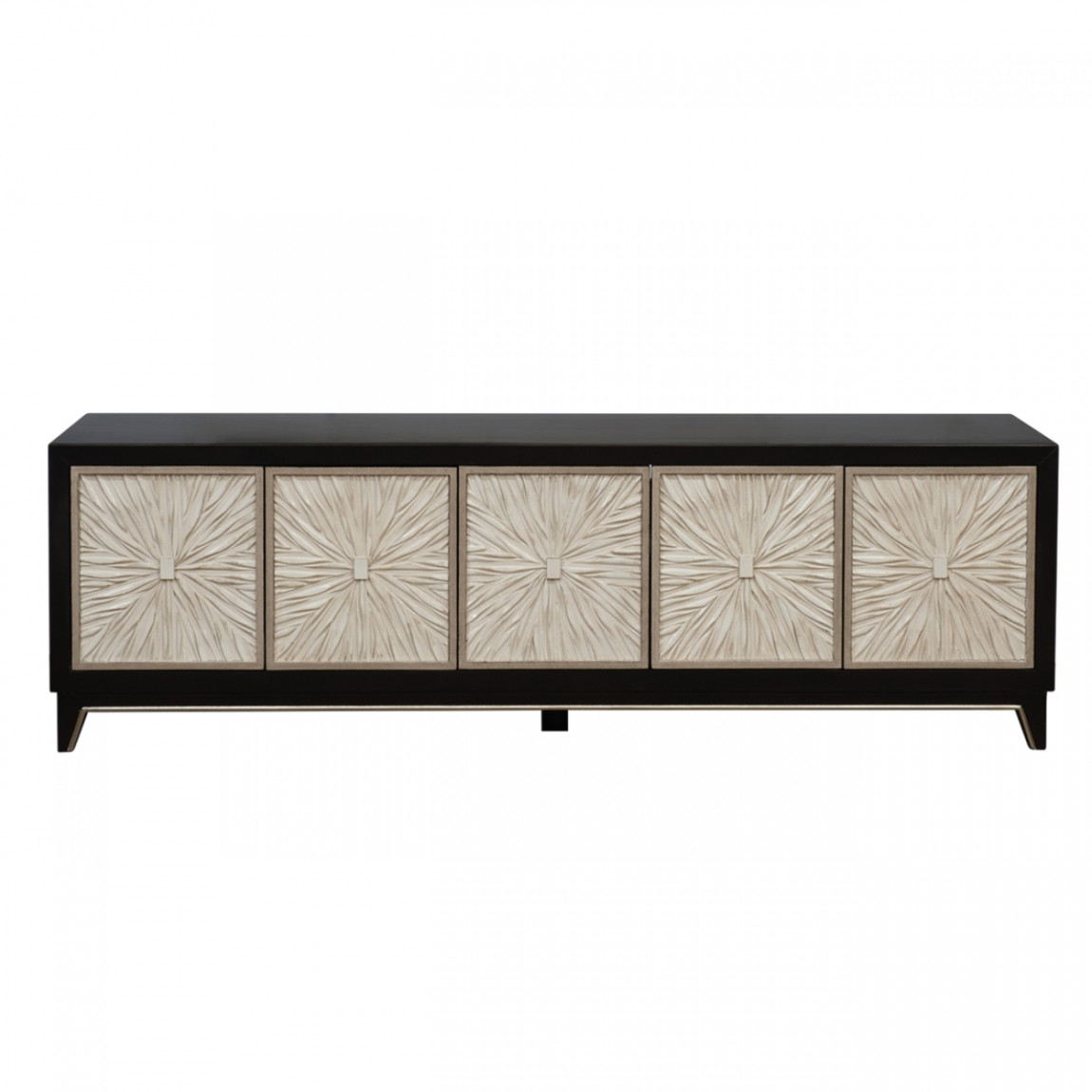 TV-тумба в стиле Арт-деко с рельефным фасадом Aster Pattern