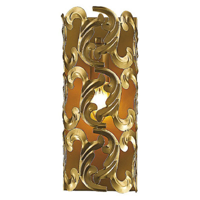 Ажурное бра цвета золота Gold Leaves