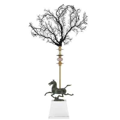 Аксессуар OBELISQUE CORAL HORSE black