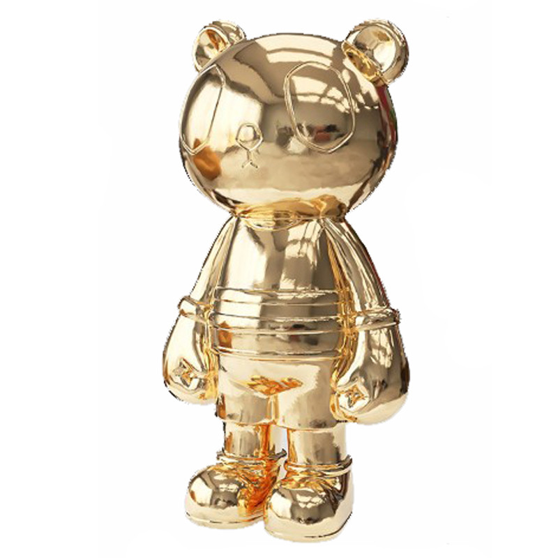 Аксессуар для интерьера Золотая Панда Kanye Bear Takashi Murakami