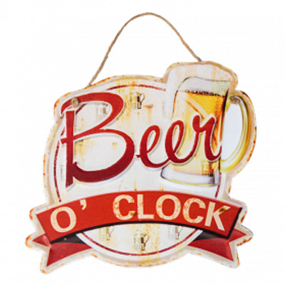 Аксессуар на стену Beer o'clock