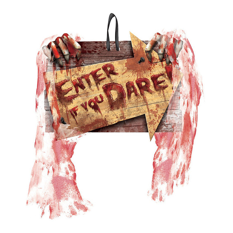 Аксессуар на стену HALLOWEEN "ENTER, if you DARE!"