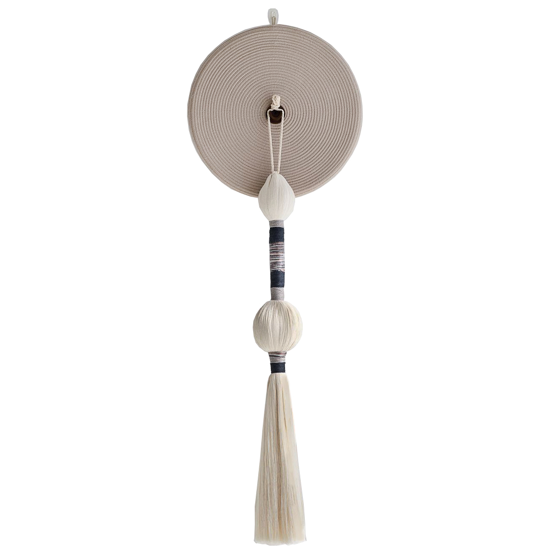 Аксессуар на стену диск из нитей Wall Decor White Thread Disc