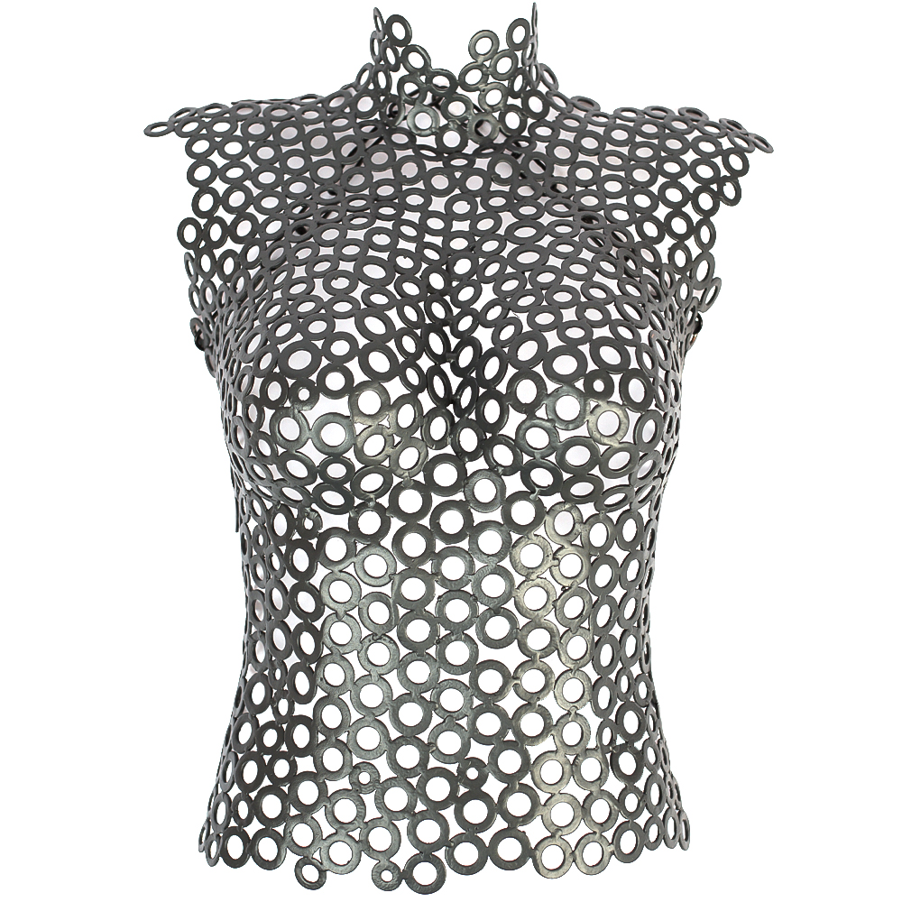 Аксессуар на стену из металла Female Torso Metal Wall Accessory