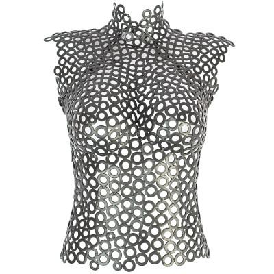 Аксессуар на стену из металла Female Torso Metal Wall Accessory