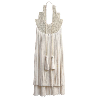 Аксессуар настенный в Эко стиле Белый wall decor White dress
