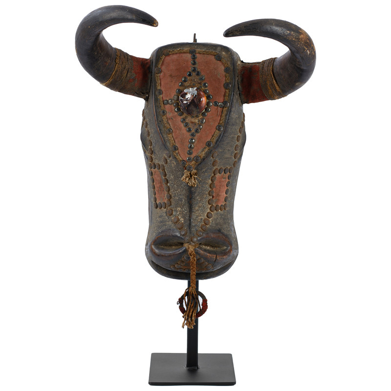 Антикварная маска быка Танзания