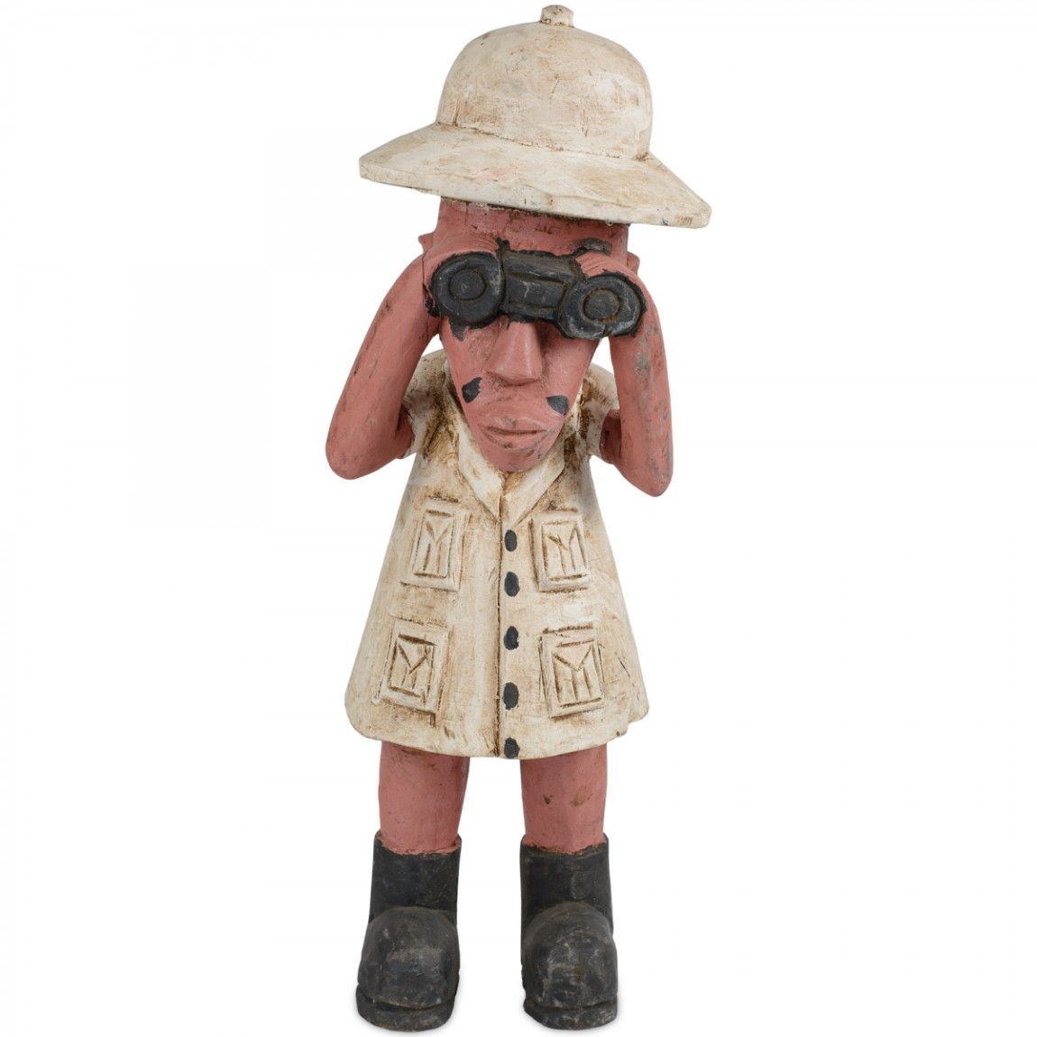 Антикварная статуэтка колонизатор Танзания I