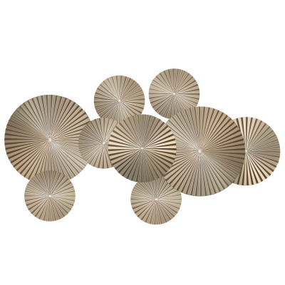Арт-объект Apollo Champagne Wall Plaque Disc 9