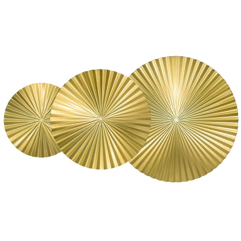 Арт-объект Apollo Gold Wall Plaque Disc 3