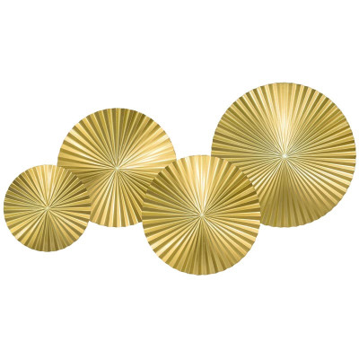 Арт-объект Apollo Gold Wall Plaque Disc 4