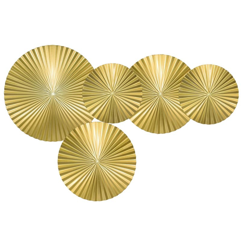 Арт-объект Apollo Gold Wall Plaque Disc 5