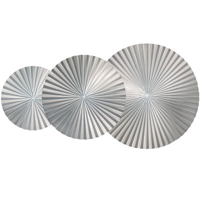 Арт-объект Apollo Silver Wall Plaque Disc 3