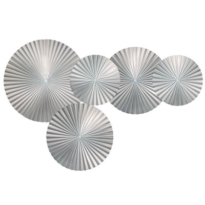 Арт-объект Apollo Silver Wall Plaque Disc 5