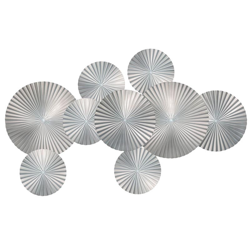 Арт-объект Apollo Silver Wall Plaque Disc 9