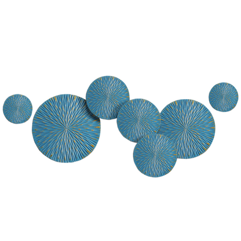 Арт-объект на стену Blue Discs