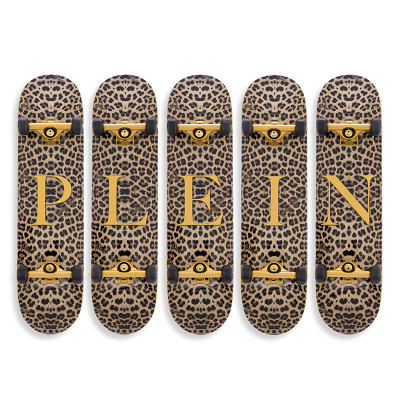 Арт-объект на стену Philipp Plein Skateboard Leopard PLEIN
