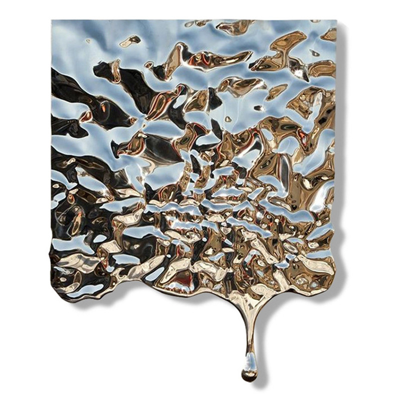 Арт-объект РТУТЬ Abstract Metal Mercury Wave