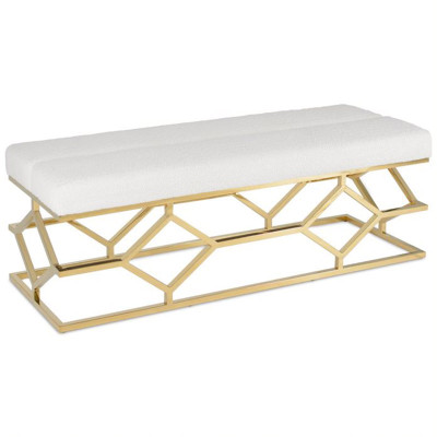 Банкетка Lilou Boucle white