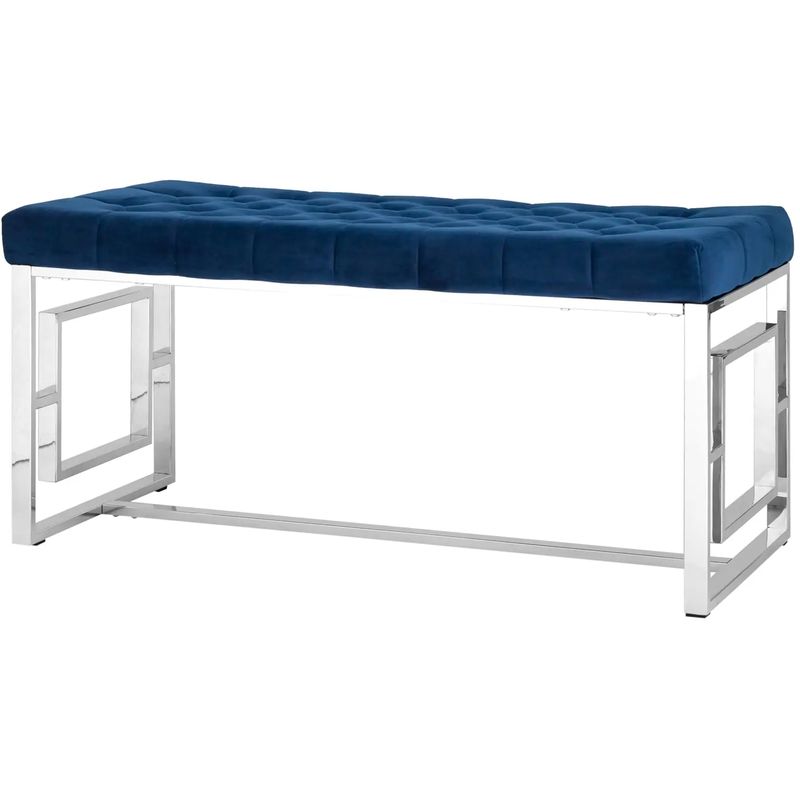 Банкетка Milan синий велюр