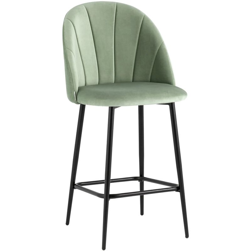 Барный Стул Balsari S Chair Фисташковый Велюр