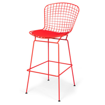 Барный стул Bertoia Barstool Red