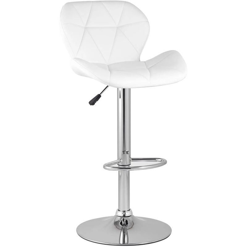 Барный Стул Jeroen Chair Белая Экокожа