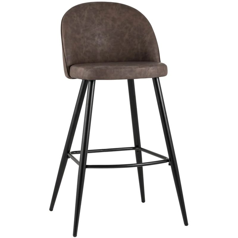 Барный Стул Винтажня Коричневы Экокожа