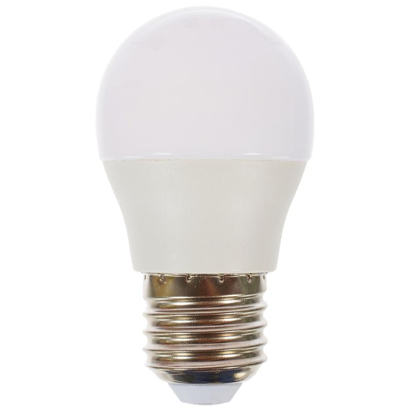 Белая матовая лампочка LED E27 4W
