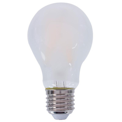 Белая матовая лампочка LED E27 6W