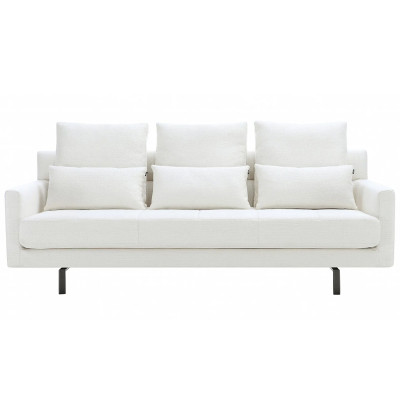 Белый трехместный диван Foggia