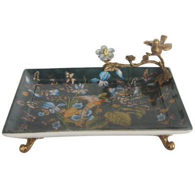 Блюдо Dark Square Dish