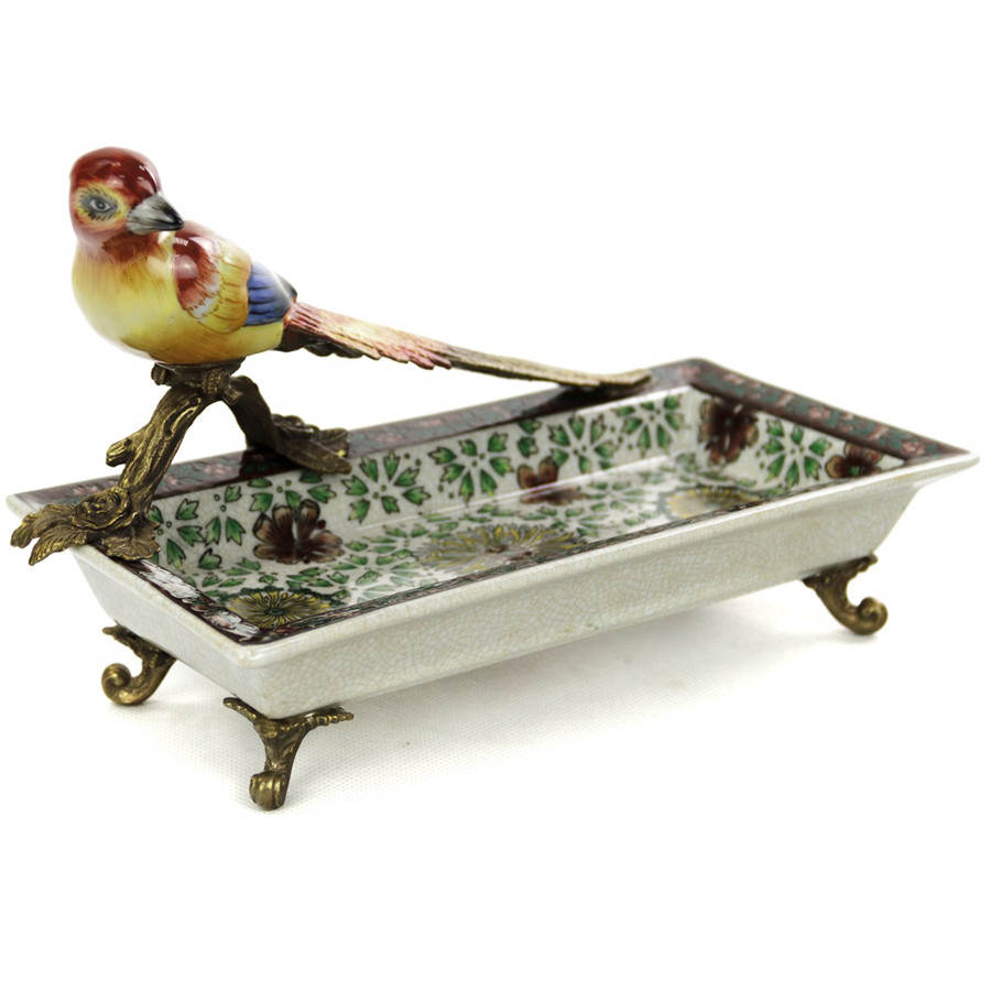 Блюдо Red Yellow Bird